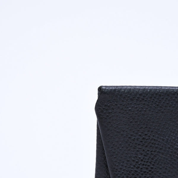 HERMES エルメス 財布 コインケース 小銭入れ バスティア A刻印 ヴォーエプソン シルバー金具 ブラック 美品 中古 4a006648