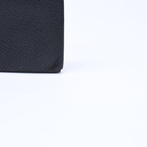 HERMES エルメス 財布 コインケース 小銭入れ バスティア A刻印 ヴォーエプソン シルバー金具 ブラック 美品 中古 4a006648