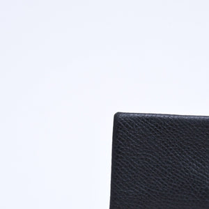 HERMES エルメス 財布 コインケース 小銭入れ バスティア A刻印 ヴォーエプソン シルバー金具 ブラック 美品 中古 4a006648