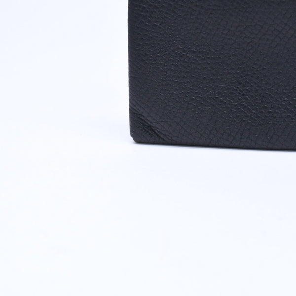 HERMES エルメス 財布 コインケース 小銭入れ バスティア A刻印 ヴォーエプソン シルバー金具 ブラック 美品 中古 4a006648