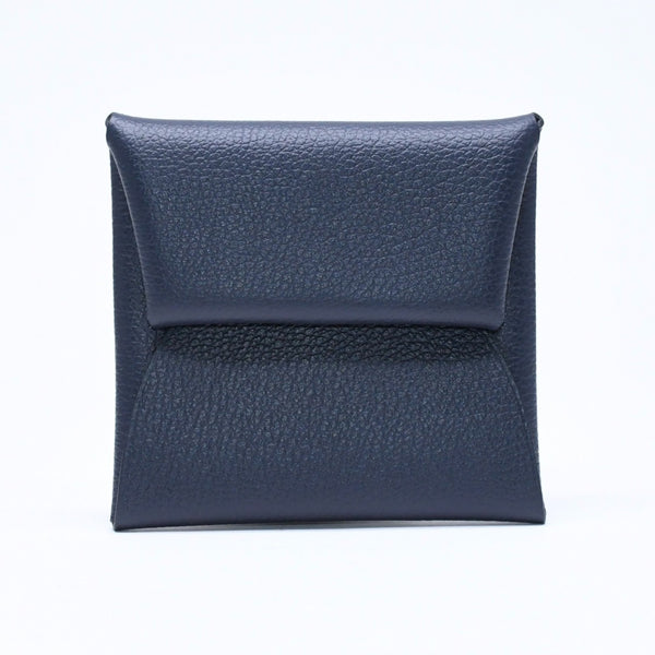 新品同様品 HERMES エルメス 財布 コインケース 小銭入れ バスティア B刻印 シルバー金具 ヴォーエプソン 中古 4a006766