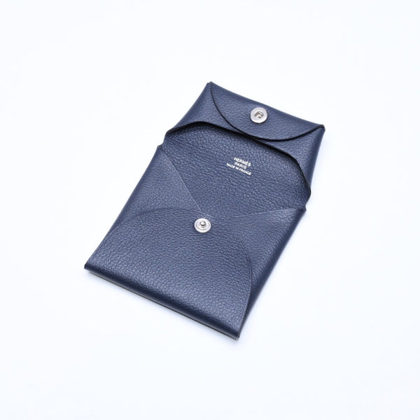 新品同様品 HERMES エルメス 財布 コインケース 小銭入れ バスティア B刻印 シルバー金具 ヴォーエプソン 中古 4a006766