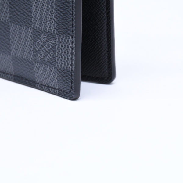 極美品 LOUIS VUITTON ルイ ヴィトン オーガナイザードゥポッシュ カードケース KTイニシャル入り ダミエ ブラック N63143 中古 4a006568