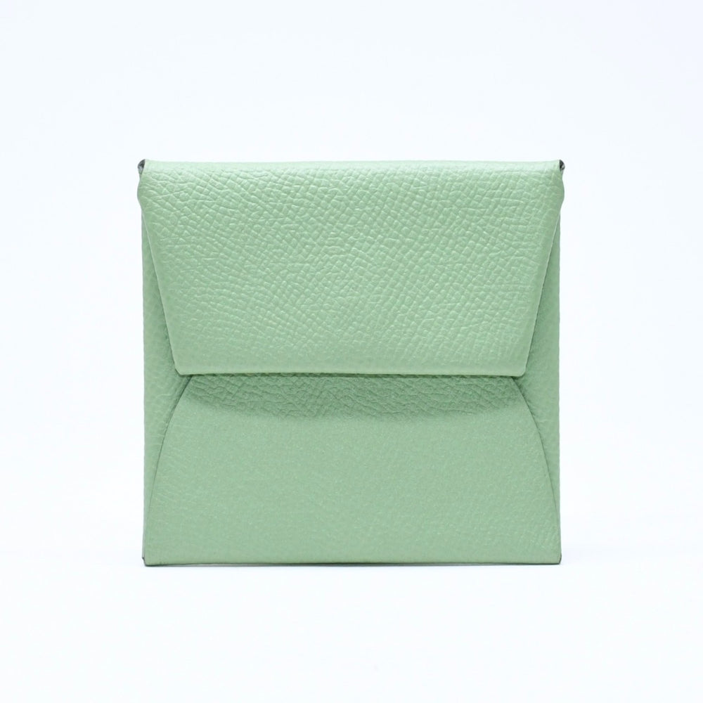新品同様品 HERMES エルメス 財布 コインケース 小銭入れ バスティア ヴェールクリケット グリーン Z刻印 中古 4a006765
