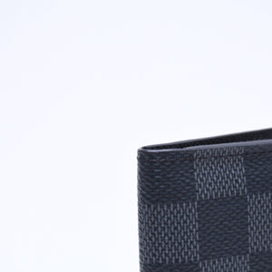 極美品 LOUIS VUITTON ルイ ヴィトン オーガナイザードゥポッシュ カードケース KTイニシャル入り ダミエ ブラック N63143 中古 4a006568