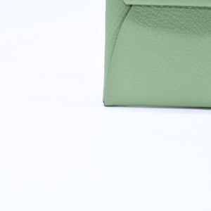 新品同様品 HERMES エルメス 財布 コインケース 小銭入れ バスティア ヴェールクリケット グリーン Z刻印 中古 4a006765