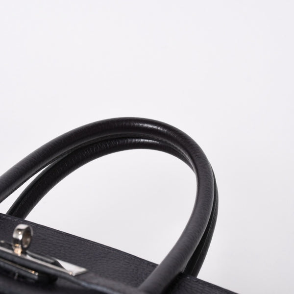 極美品 HERMES エルメス BIRKIN バーキン35 パープル系 シルバー金具 T刻印 トリヨンクレマンス ハンドバッグ 中古 4a006581