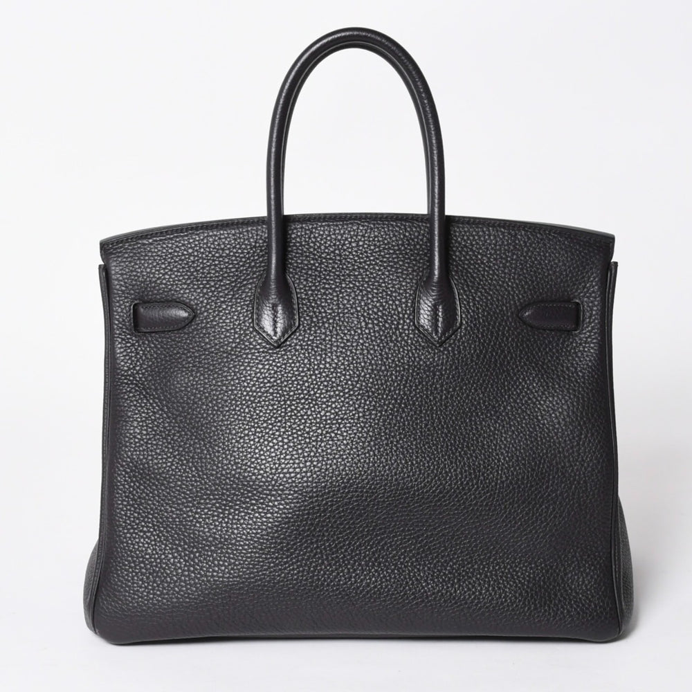 極美品 HERMES エルメス BIRKIN バーキン35 パープル系 シルバー金具 T刻印 トリヨンクレマンス ハンドバッグ 中古 4a006581