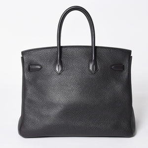 極美品 HERMES エルメス BIRKIN バーキン35 パープル系 シルバー金具 T刻印 トリヨンクレマンス ハンドバッグ 中古 4a006581