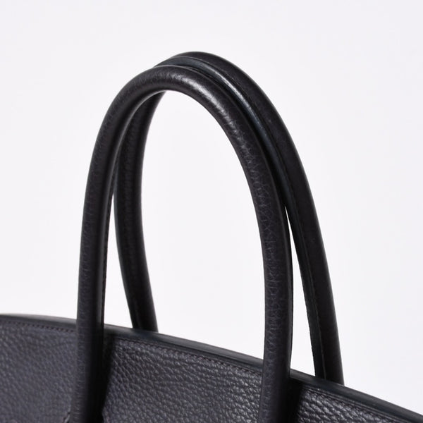 極美品 HERMES エルメス BIRKIN バーキン35 パープル系 シルバー金具 T刻印 トリヨンクレマンス ハンドバッグ 中古 4a006581