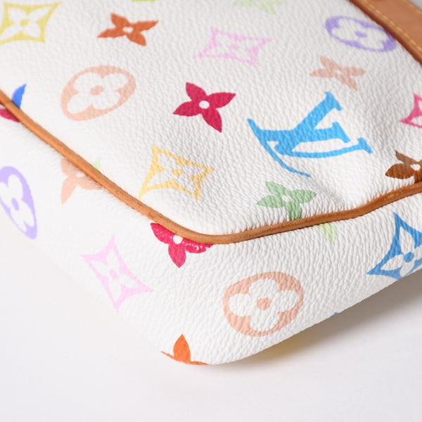 極美品 LOUIS VUITTON ルイヴィトン ポシェット アクセソワール アクセサリーポーチ M92649 モノグラム マルチカラー 村上隆 中古 4a006586