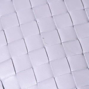 極美品 BOTTEGA VENETA ボッテガヴェネタ スモール ホップ イントレチャート ワンショルダーバッグ レザー パープル 中古 4a006399