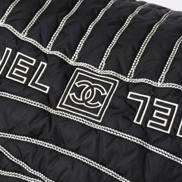 極美品 CHANEL シャネル スポーツライン ナイロン メッセンジャーバッグ A32807 キルティング 10番台 ブラック ココマーク 中古 4a006584