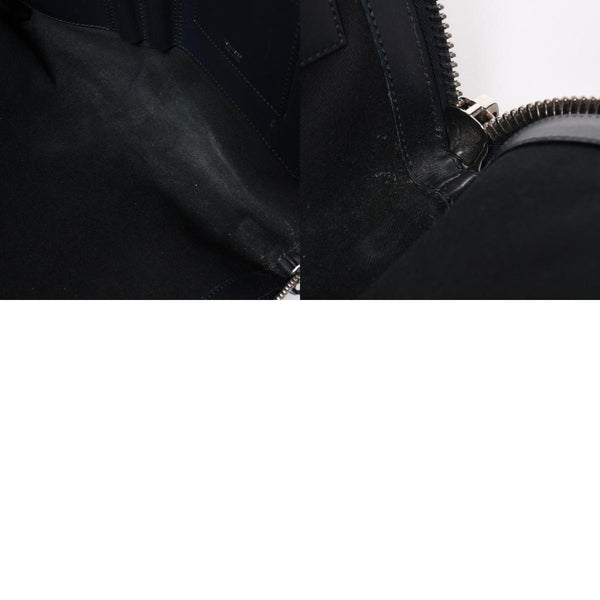 TOM FORD トムフォード クラッチバッグ セカンドバッグ クラッチバッグ H0355P 026 AAD ネイビー レザー シルバー金具 美品 中古 4a006585