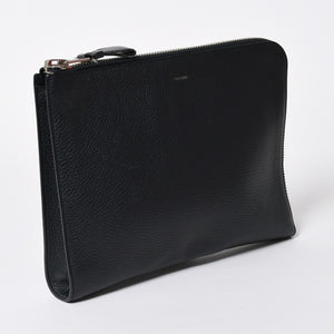 TOM FORD トムフォード クラッチバッグ セカンドバッグ クラッチバッグ H0355P 026 AAD ネイビー レザー シルバー金具 美品 中古 4a006585