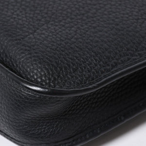 極美品 HERMES エルメス EVELYNE TPM エヴリン TPM ショルダーバッグ T刻印 トリヨンクレマンス ブラック 2015年製 シルバー金具 中古 4a006777