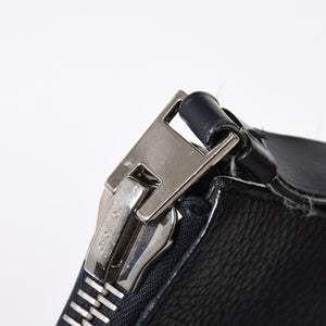 TOM FORD トムフォード クラッチバッグ セカンドバッグ クラッチバッグ H0355P 026 AAD ネイビー レザー シルバー金具 美品 中古 4a006585