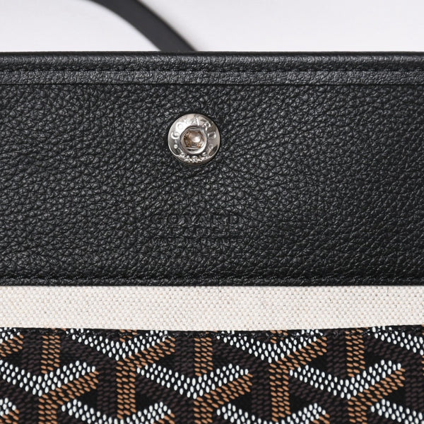 極美品 GOYARD ゴヤール サンルイPM バッグ トートバッグ STLCROPMLTY01CL01P ブラック PVC レザー 中古 4a006772