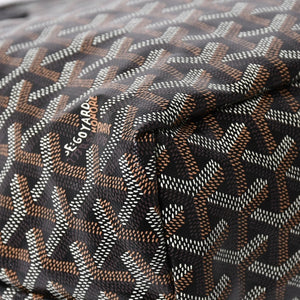 極美品 GOYARD ゴヤール サンルイPM バッグ トートバッグ STLCROPMLTY01CL01P ブラック PVC レザー 中古 4a006772