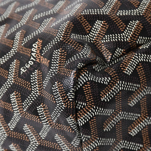 極美品 GOYARD ゴヤール サンルイPM バッグ トートバッグ STLCROPMLTY01CL01P ブラック PVC レザー 中古 4a006772