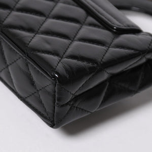 新品同様 CHANEL シャネル ミニ ショッピングバッグ チェーンショルダーバッグ AS4416 ランダム番台 ココマーク カーフスキン 中古 4a006941