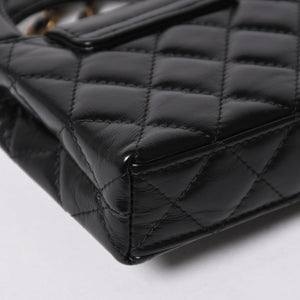 新品同様 CHANEL シャネル ミニ ショッピングバッグ チェーンショルダーバッグ AS4416 ランダム番台 ココマーク カーフスキン 中古 4a006941