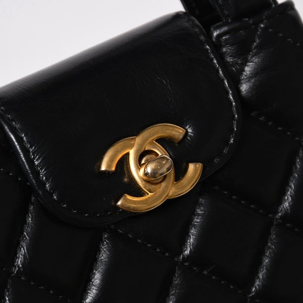 新品同様 CHANEL シャネル ミニ ショッピングバッグ チェーンショルダーバッグ AS4416 ランダム番台 ココマーク カーフスキン 中古 4a006941