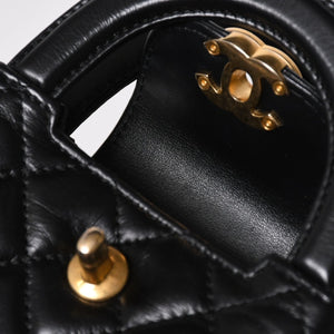 新品同様 CHANEL シャネル ミニ ショッピングバッグ チェーンショルダーバッグ AS4416 ランダム番台 ココマーク カーフスキン 中古 4a006941