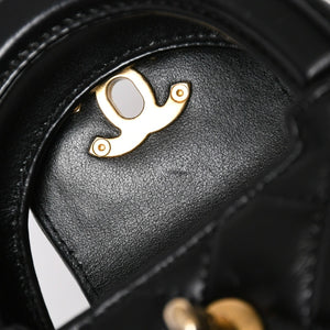 新品同様 CHANEL シャネル ミニ ショッピングバッグ チェーンショルダーバッグ AS4416 ランダム番台 ココマーク カーフスキン 中古 4a006941