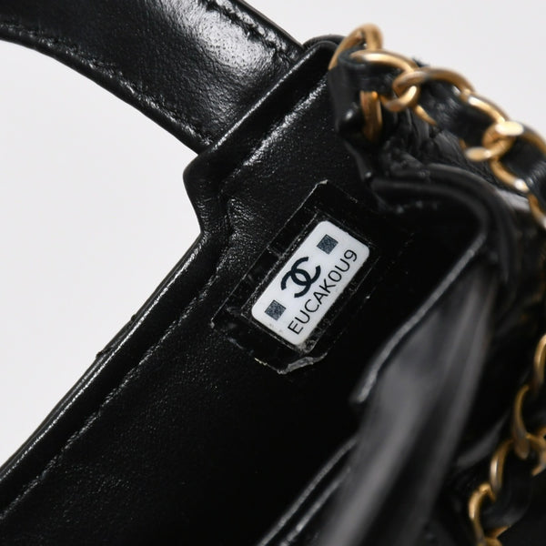 新品同様 CHANEL シャネル ミニ ショッピングバッグ チェーンショルダーバッグ AS4416 ランダム番台 ココマーク カーフスキン 中古 4a006941