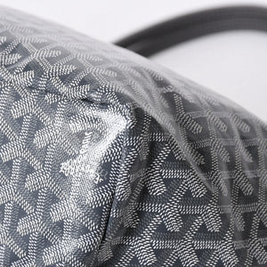 新品同様 GOYARD ゴヤール SAINT LOUIS GM サンルイGM グレー トートバッグ PVCコーティングキャンバス 中古 4a006593