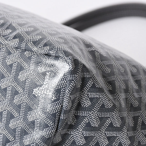新品同様 GOYARD ゴヤール SAINT LOUIS GM サンルイGM グレー トートバッグ PVCコーティングキャンバス 中古 4a006593