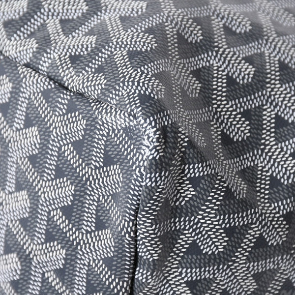 新品同様 GOYARD ゴヤール SAINT LOUIS GM サンルイGM グレー トートバッグ PVCコーティングキャンバス 中古 4a006593