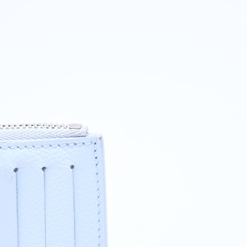 LOUIS VUITTON ルイヴィトン ポルト カルト ロミー コインケース 小銭入れ M82045 モノグラム アンプラント ライトブルー 美品 中古 4a006645