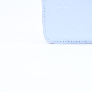 LOUIS VUITTON ルイヴィトン ポルト カルト ロミー コインケース 小銭入れ M82045 モノグラム アンプラント ライトブルー 美品 中古 4a006645