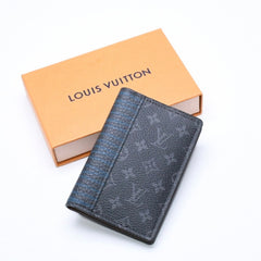 新品未使用品 LOUIS VUITTON ルイヴィトン カードケース モノグラムエクリプス タッチワーク オーガナイザードゥポッシュ M69737 ブラック グレー 中古 4a006624