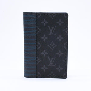 新品未使用品 LOUIS VUITTON ルイヴィトン カードケース モノグラムエクリプス タッチワーク オーガナイザードゥポッシュ M69737 ブラック グレー 中古 4a006624
