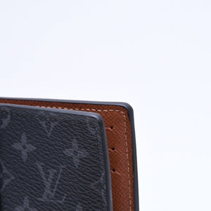 新品未使用品 LOUIS VUITTON ルイヴィトン カードケース モノグラムエクリプス タッチワーク オーガナイザードゥポッシュ M69737 ブラック グレー 中古 4a006624
