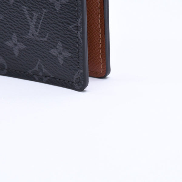 新品未使用品 LOUIS VUITTON ルイヴィトン カードケース モノグラムエクリプス タッチワーク オーガナイザードゥポッシュ M69737 ブラック グレー 中古 4a006624