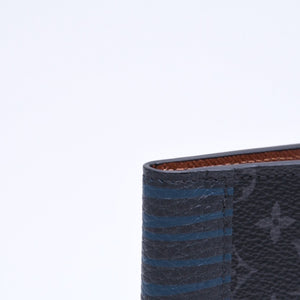 新品未使用品 LOUIS VUITTON ルイヴィトン カードケース モノグラムエクリプス タッチワーク オーガナイザードゥポッシュ M69737 ブラック グレー 中古 4a006624