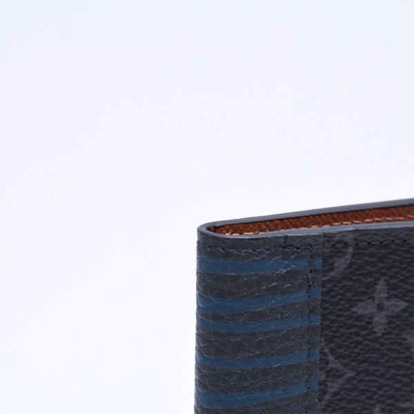 新品未使用品 LOUIS VUITTON ルイヴィトン カードケース モノグラムエクリプス タッチワーク オーガナイザードゥポッシュ M69737 ブラック グレー 中古 4a006624