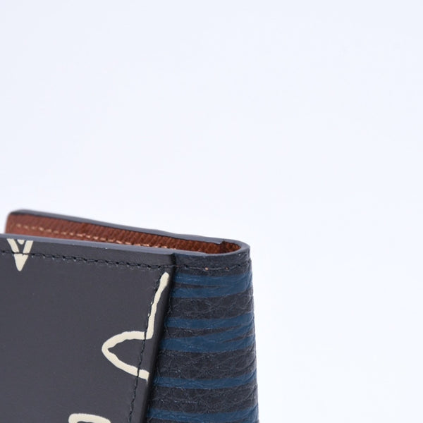 新品未使用品 LOUIS VUITTON ルイヴィトン カードケース モノグラムエクリプス タッチワーク オーガナイザードゥポッシュ M69737 ブラック グレー 中古 4a006624