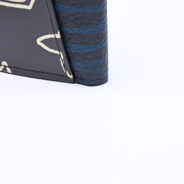 新品未使用品 LOUIS VUITTON ルイヴィトン カードケース モノグラムエクリプス タッチワーク オーガナイザードゥポッシュ M69737 ブラック グレー 中古 4a006624