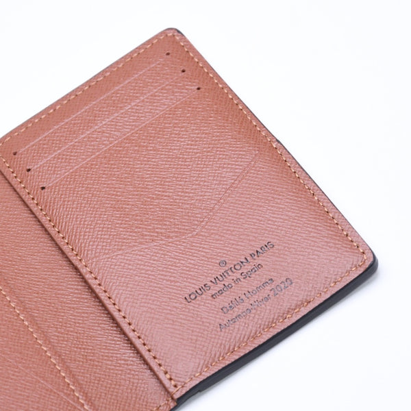 新品未使用品 LOUIS VUITTON ルイヴィトン カードケース モノグラムエクリプス タッチワーク オーガナイザードゥポッシュ M69737 ブラック グレー 中古 4a006624