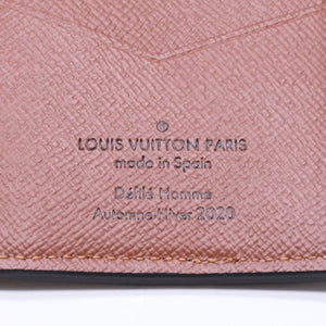 新品未使用品 LOUIS VUITTON ルイヴィトン カードケース モノグラムエクリプス タッチワーク オーガナイザードゥポッシュ M69737 ブラック グレー 中古 4a006624