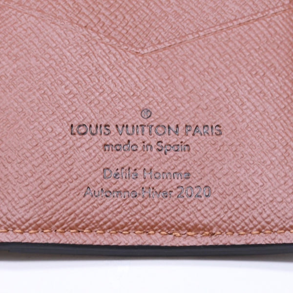 新品未使用品 LOUIS VUITTON ルイヴィトン カードケース モノグラムエクリプス タッチワーク オーガナイザードゥポッシュ M69737 ブラック グレー 中古 4a006624