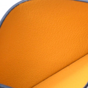 極美品 GOYARD ゴヤール サンシュルピス カードケース STSULPPMLTY12CL12X ネイビー PVC ヴォーゼルカーフスキン 中古 4a006709