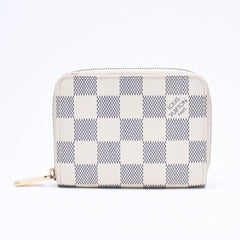 LOUIS VUITTON ルイヴィトン ジッピー コインパース コインケース 小銭入れ N63069 ダミエ アズール 美品 中古 4a006640