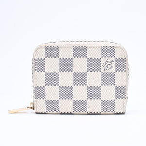LOUIS VUITTON ルイヴィトン ジッピー コインパース コインケース 小銭入れ N63069 ダミエ アズール 美品 中古 4a006640
