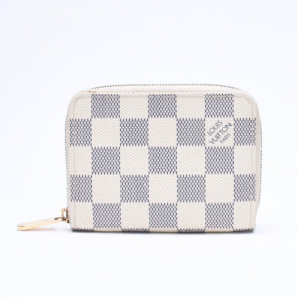LOUIS VUITTON ルイヴィトン ジッピー コインパース コインケース 小銭入れ N63069 ダミエ アズール 美品 中古 4a006640